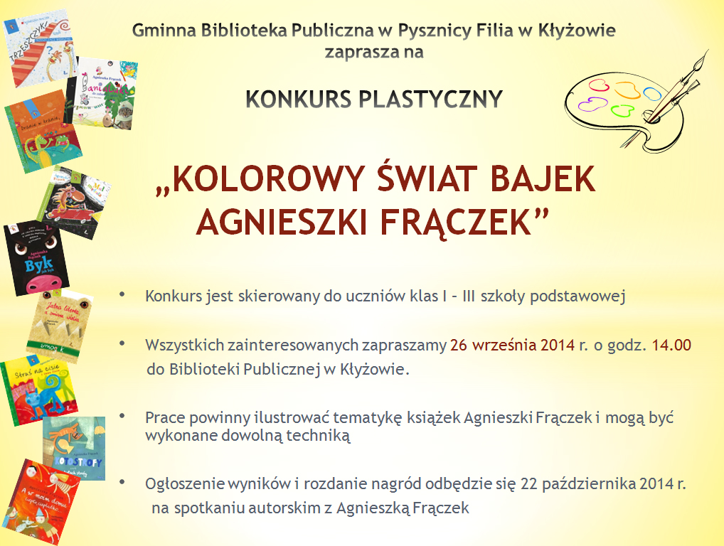  Konkurs plastyczny w Filii w Kłyżowe