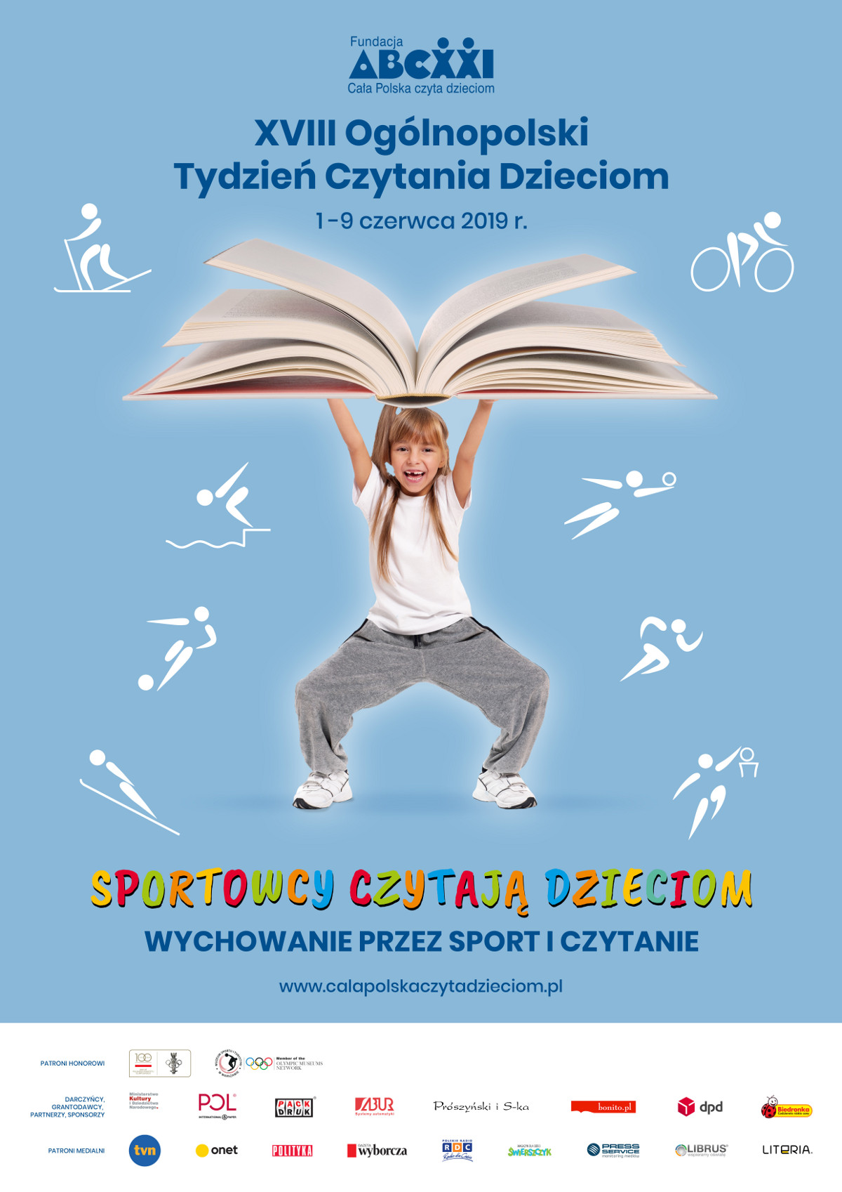 XVIII Ogólnopolski Tydzień Czytania Dzieciom pod hasłem: „Sportowcy czytają dzieciom”