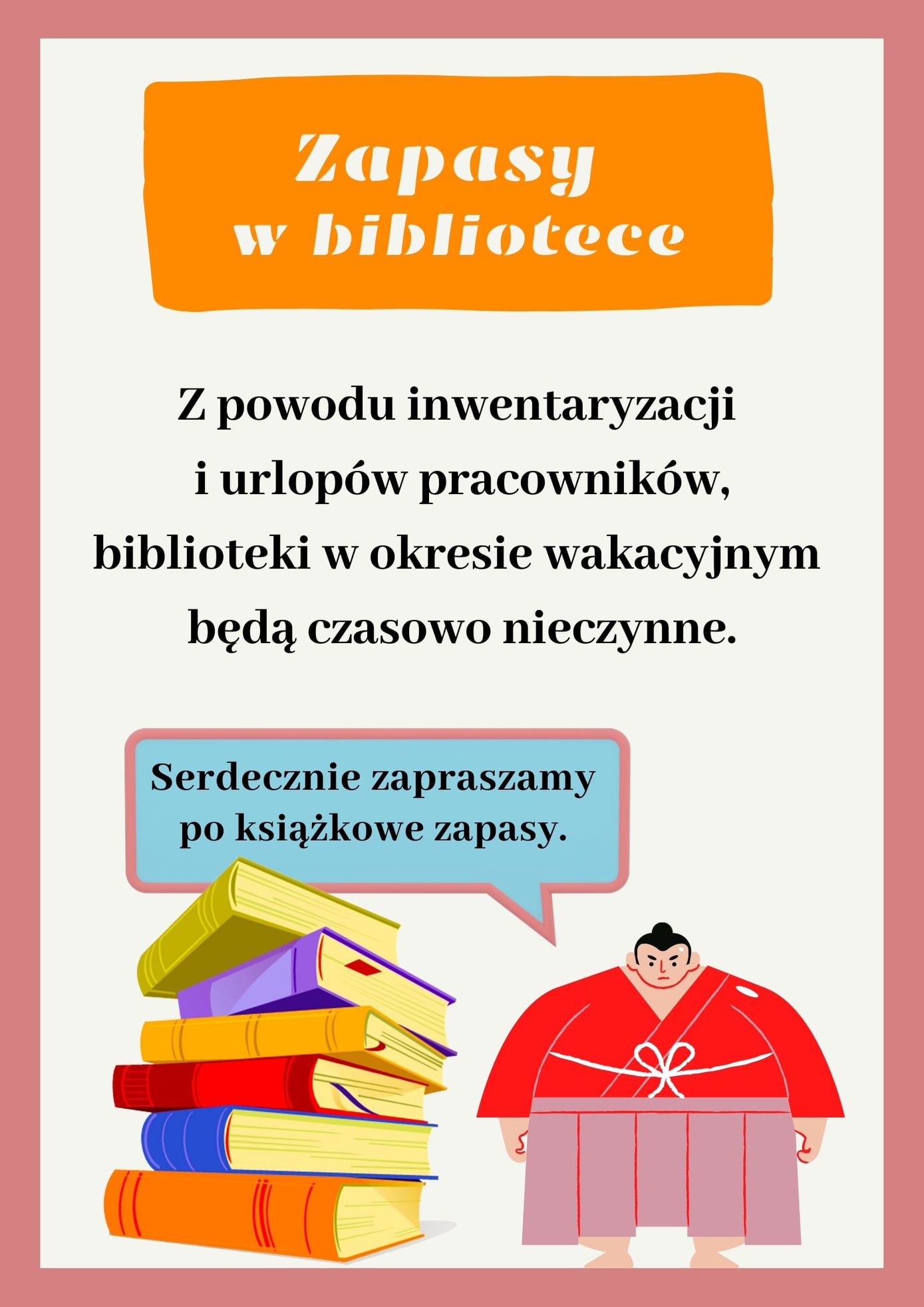  Zapasy w bibliotece